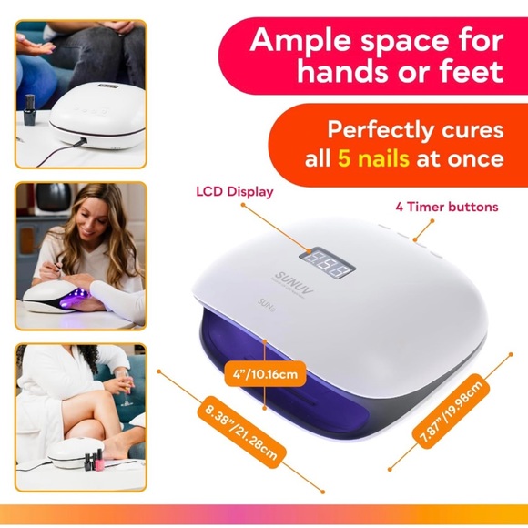 48W UV LED Light Lamp Nail Dryer - Picture 2 of 4